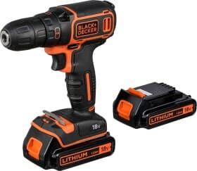 Шурупокрут BLACK+DECKER акумуляторний BDCDC18KB (2 акумулятори + ЗП + чохол)