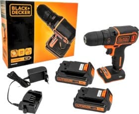 Шурупокрут BLACK+DECKER акумуляторний BDCDC18B (2 акумулятори + ЗП)