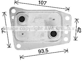 Масляный радиатор двигателя