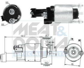 Тяговое реле стартера