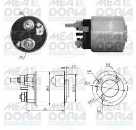 Тяговое реле стартера