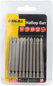 Набор бит Sigma 4010231 10 шт.