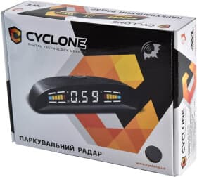 Парктроник Cyclone SQ-4D черный 4 шт.