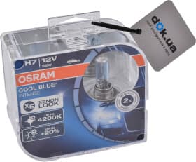 Автолампа Osram Cool Blue Intense H7 PX26d 55 W светло-голубая 64210cbihcb