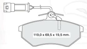 Гальмівні колодки Гальмівні колодки