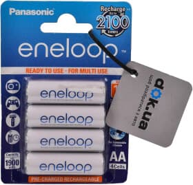 Аккумуляторная батарейка Panasonic Eneloop BK-3MCCE/4BE 1900 mAh 4 шт Аккумуляторная батарейка Panasonic Eneloop BK-3MCCE/4BE 1900 mAh 4 шт