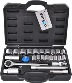 Набор торцевых головок и комплектующих Grad 6003085 3/8" (25 пр.)