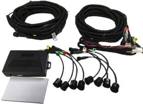 Штатный парктроник Brees NI-XT-14-19 8S Nissan с черными матовыми датчиками