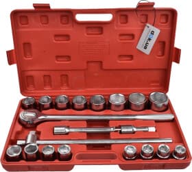 Набор торцевых головок и комплектующих Intertool HT-2221 3/4" (21 пр.)