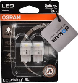 Автолампа Osram LEDriving W21/5W W3x16q 1 W белая 7515DWP-02B