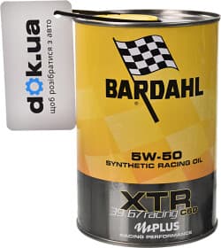 Моторна олива Bardahl XTR 39.67 Racing C60 5W-50 синтетична