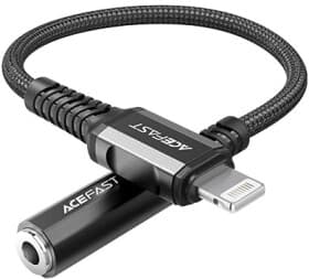 Кабель Acefast C1-05 AFC1-05B Apple Lightning - 3.5 (Female) 0,18 м