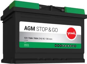 Аккумулятор Vesna 6 CT-70-R Stop & Go 314070
