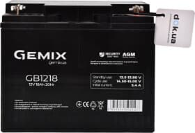 Аккумулятор для ИБП Gemix GB1218 10700205 18 Ач 12 В