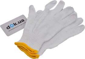 Перчатки рабочие Grad Мастер трикотажные белые