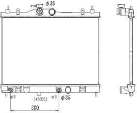 Радиатор охлаждения двигателя
