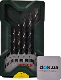 Набір свердл Bosch спіральних по дереву 2607019580 3-10 мм 7 шт.