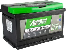 Аккумулятор AutoParts 6 CT-70-R Galaxy EFB ARL070EFB