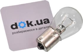 Автолампа Amio P21W BA15s 21 W прозрачная 01491