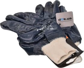 Перчатки рабочие Neo Tools хб с нитриловым покрытием синие