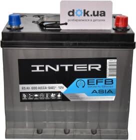 Аккумулятор Inter 6 CT-65-R EFB Start Stop 4820219075462