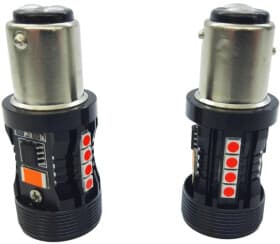 Автолампа StarLight SL-CB7 PR21/5W BAY15d 4 W 24 W красная 00-00020794