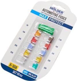 Набір запобіжників з екстрактором Molder Max Protect MA22400 FL micro 10 шт.