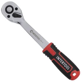 Тріскачка Intertool ET-8002 3/8" 72 зубця 205 мм