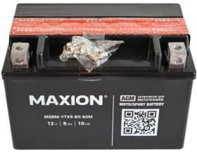 Акумулятор Maxion 6 CT-8-L YTX9-BS