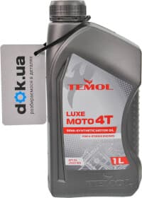 Моторна олива 4Т TEMOL Luxe Moto 10W-40 напівсинтетична