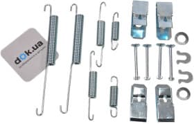 Монтажний комплект барабанних гальмівних колодок Монтажний комплект барабанних гальмівних колодок