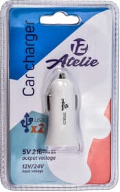 USB зарядка в авто 12 Atelie 951803