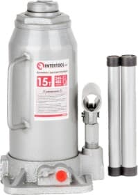 Домкрат Intertool бутылочный гидравлический 15 т GT0027