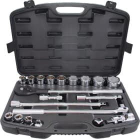 Набір торцевих головок та компонентів Intertool ET6023 3/4" (20 пр.)