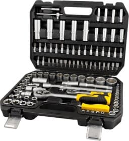 Набір бит та торцевих головок з тріскачкою MasterTool 78-5108 88 шт.