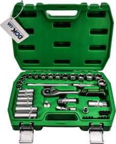 Набор бит и торцевых головок с трещоткой Intertool Expert ET-6039SP 33 шт.