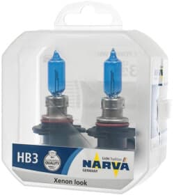 Автолампа Narva Range Power White HB3 P20d 65 W темно-блакитна 48625S2