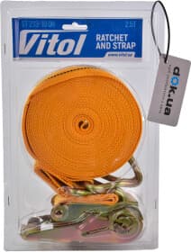 Стяжний ремінь Vitol 3 т 10 м ST-213-10 OR