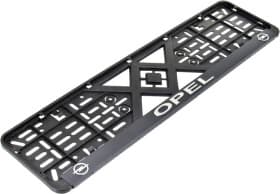 Рамка номерного знака BI-PLAST bp279 колір чорний на Opel
