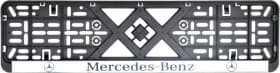 Рамка номерного знака BI-PLAST bp228 цвет черный на Mercedes-Benz