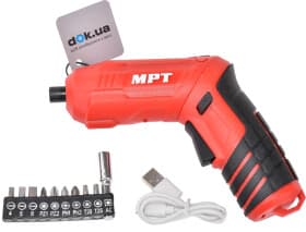 Электроотвертка MPT MCSD4006.1 (ЗУ + биты)