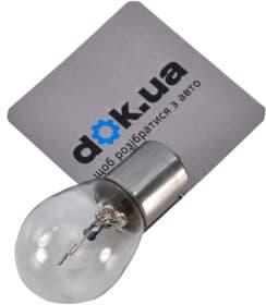 Автолампа Bosch ECO P21W BA15s 21 W прозора 1987302811