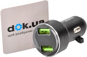 USB зарядка в авто Pulso C-31209BK C-31209BK