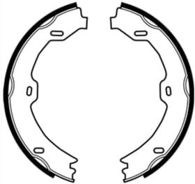 Колодки ручника Kampol k873