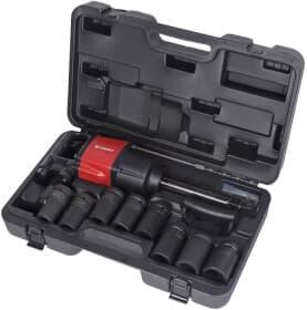 Пневмогайковерт Forsage F-SM-47-4072LK (торцевые головки + чехол)