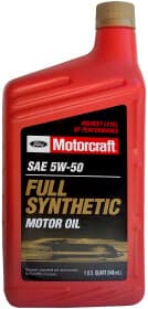 Моторное масло Ford Motorcraft Full Synthetic 5W-50 синтетическое