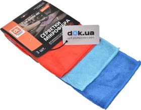 Набор салфеток Дорожная Карта DK-03MK-NC микрофибра 3 шт