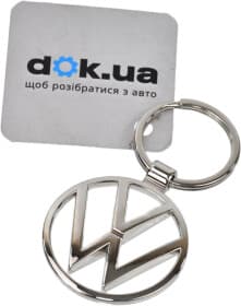 Брелок VAG с логотипом серый 000087010BN
