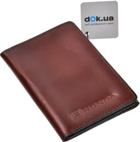 Портмоне-органайзер Poputchik 4024-033P с логотипом Honda цвет коричневый