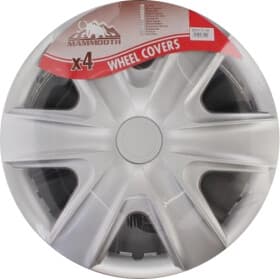Комплект колпаков на колеса Mammooth Hexan цвет серебристый